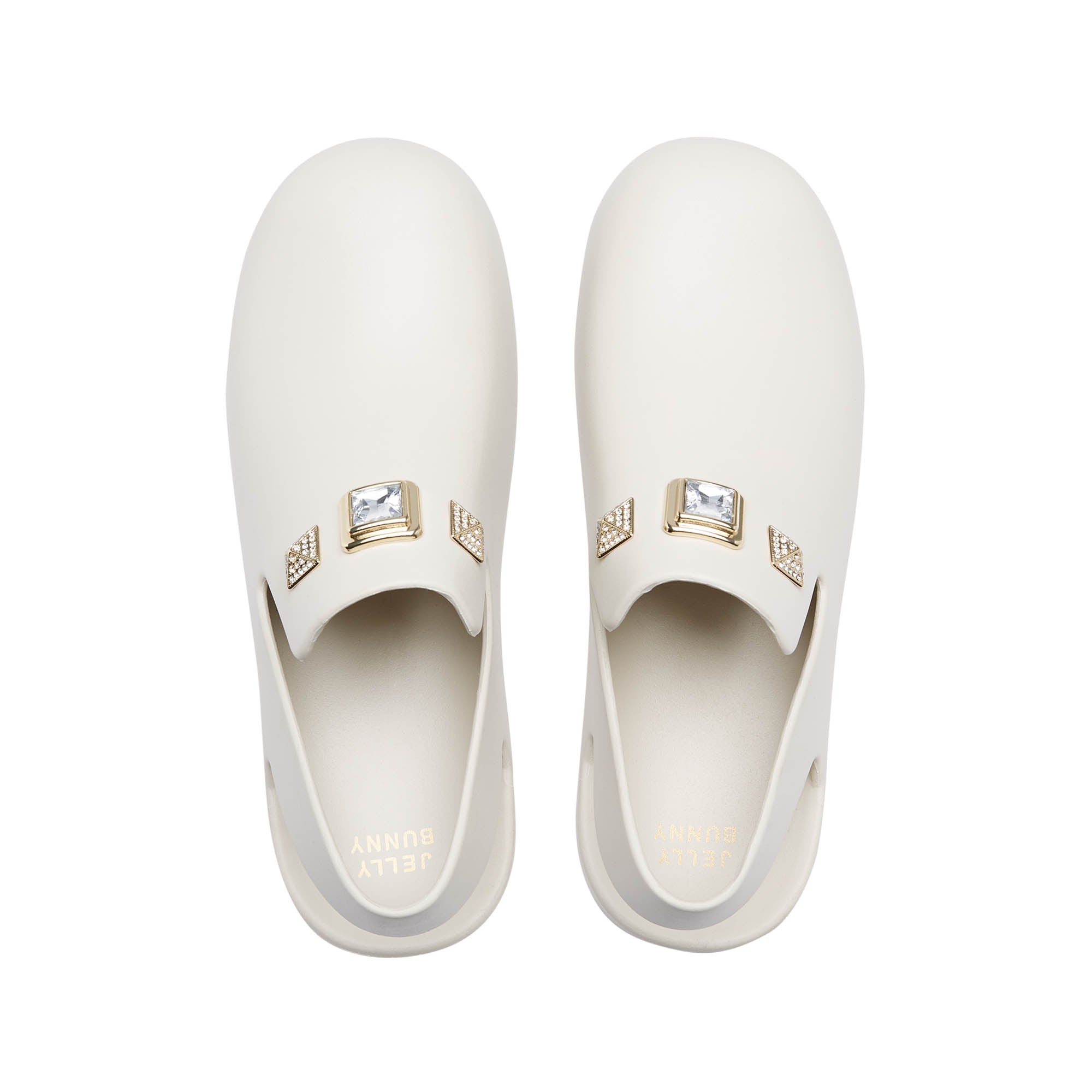 Belinda Crystal Flats Sandals Jelly Bunny TH