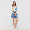Morning Rush Candy Crop Long Sleeve Cardigan - Jelly Bunny TH
