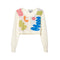 Morning Rush Candy Crop Long Sleeve Cardigan - Jelly Bunny TH