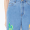 Rainbow Bunny Class High Waist Denim Pants - Jelly Bunny TH