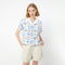 Lazy Afternoon Class Print Short Sleeve Shirt - Jelly Bunny TH