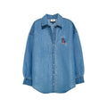 Afternoon Snack Club Denim Long Sleeve Shirt - Jelly Bunny TH