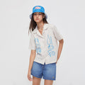 Afternoon Rush Embroideries Short Sleeve Shirt - Jelly Bunny TH