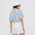 Late Morning Candy Print Short Sleeve Shirt - Jelly Bunny TH