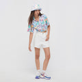 Late Morning Candy Print Short Sleeve Shirt - Jelly Bunny TH