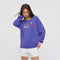 Afternoon Candy Logo Embroideries Long Sleeve Top - Jelly Bunny TH