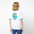 Science Class Logo Embroideries Short Sleeve T-Shirt - Jelly Bunny TH