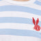 Leisure Club Stripe Short Sleeve T-Shirt - Jelly Bunny TH