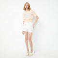 Afternoon Snack Knitted Short Sleeve Top - Jelly Bunny TH