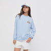 Morning Candy Logo Embroideries Long Sleeve Top