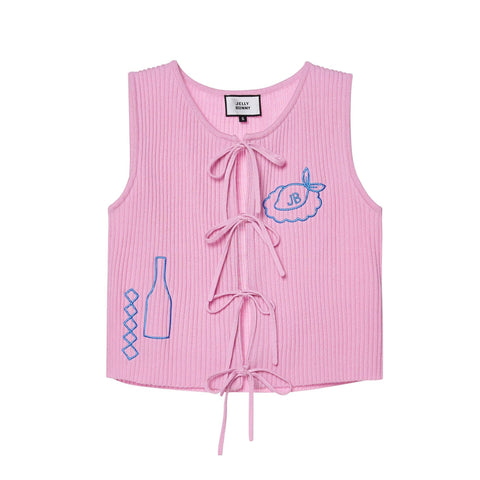 Afternoon Candy Class Sleeveless Top - Jelly Bunny TH