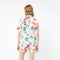 Lonely Afternoon Print Short Sleeve Romper - Jelly Bunny TH