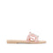 Grase Velour Flats Sandals - Jelly Bunny TH