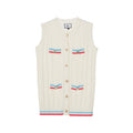 Wild Cherry Knitted Sleeveless Vest - Jelly Bunny TH