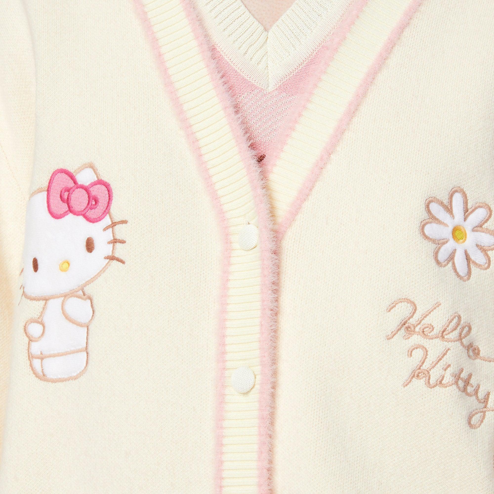 Whimsy Kitty Cardigan Cream - Jelly Bunny Thailand Official Online Store