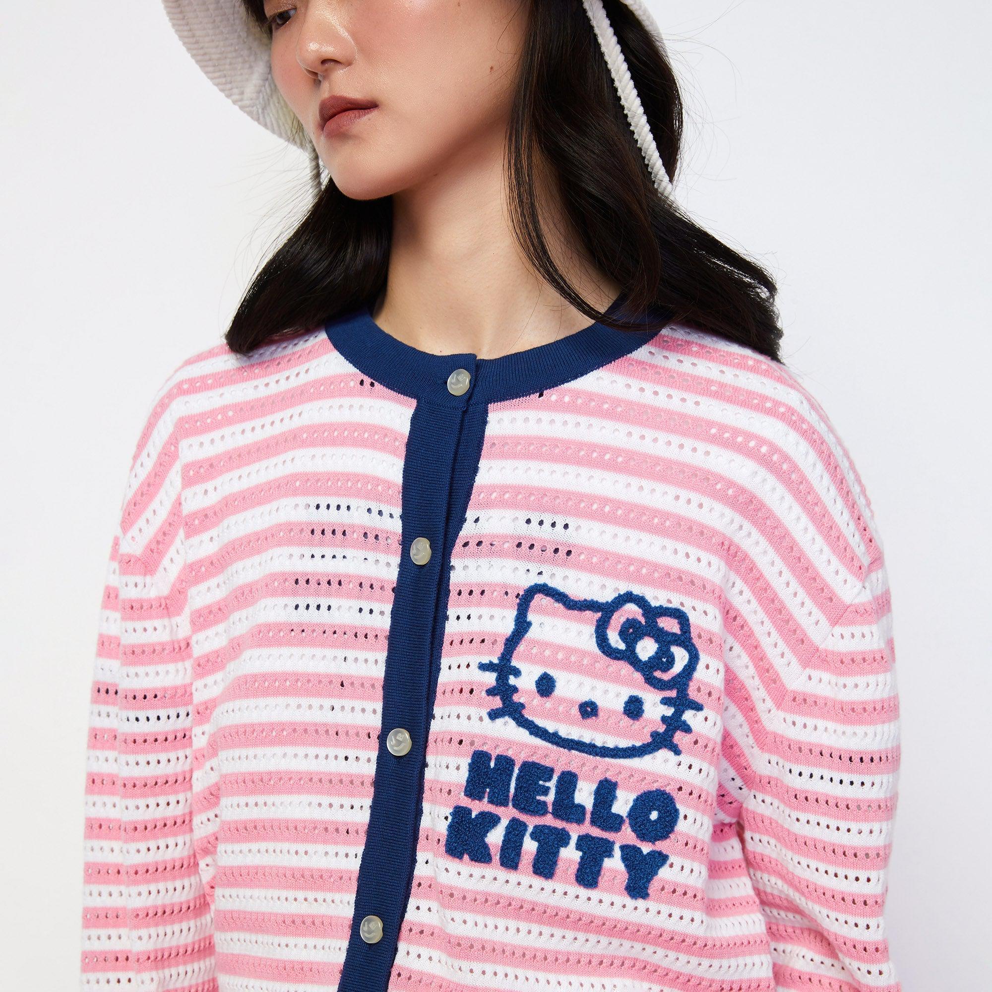 Hello Kitty Striped Cardigan Multi Color - Jelly Bunny Thailand Official Online Store