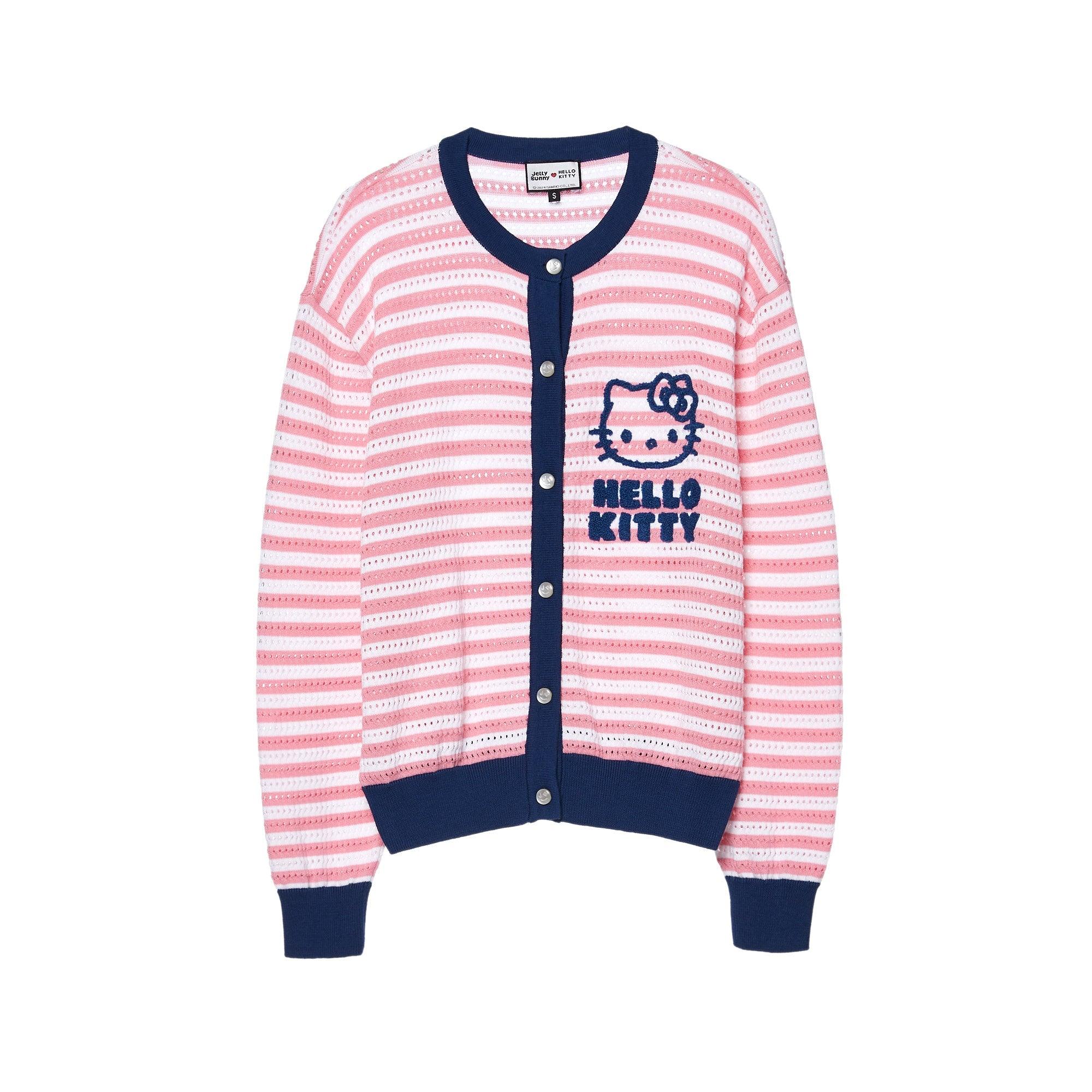 Hello Kitty Striped Cardigan Multi Color - Jelly Bunny Thailand Official Online Store