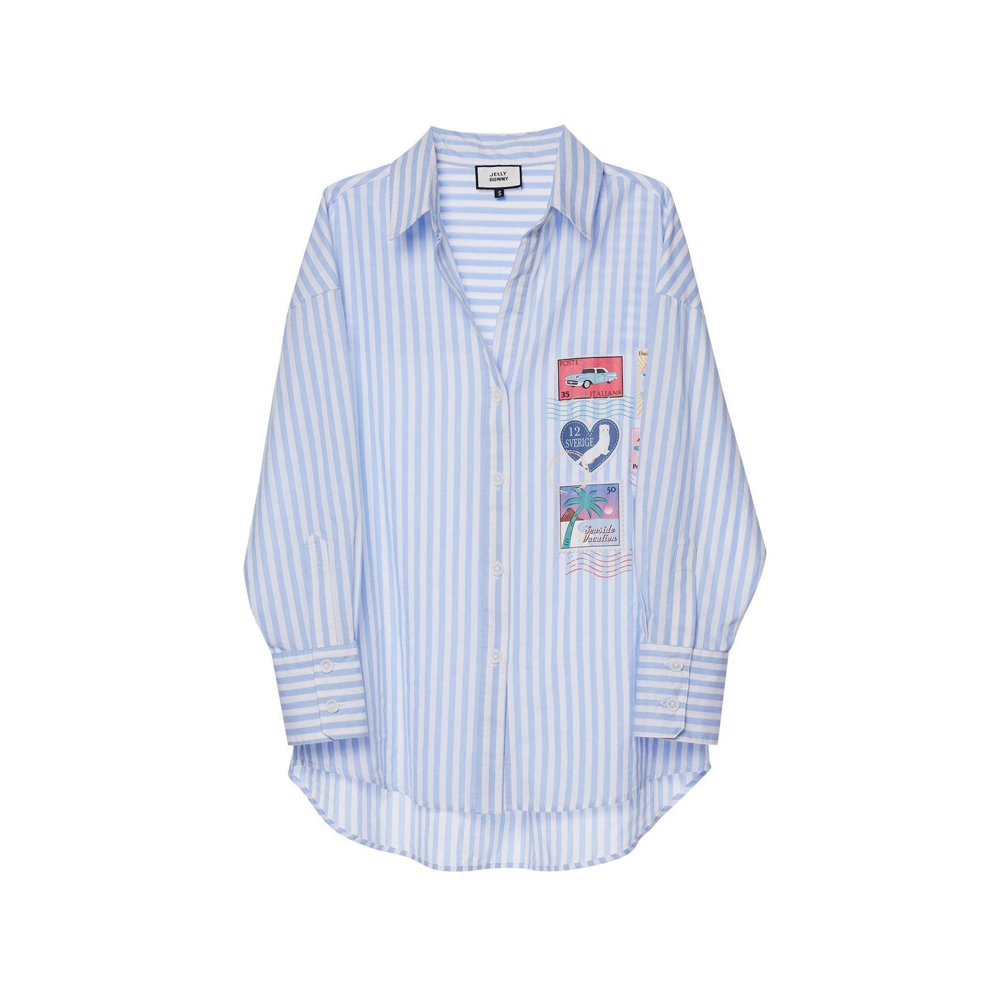 Cherry Magic Stripe Long Sleeve Shirt - Jelly Bunny TH