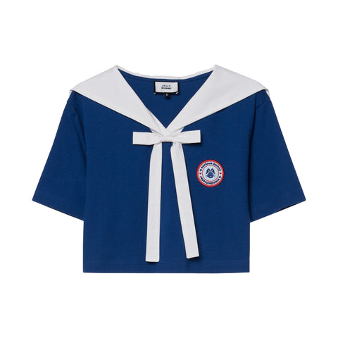 Wild Journey Sailor Collar T-Shirt - Jelly Bunny TH