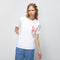 Wild Journey Logo Embroideries Short Sleeve T-Shirt - Jelly Bunny TH