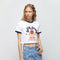 Wild Journey Crop Short Sleeve T-Shirt - Jelly Bunny TH