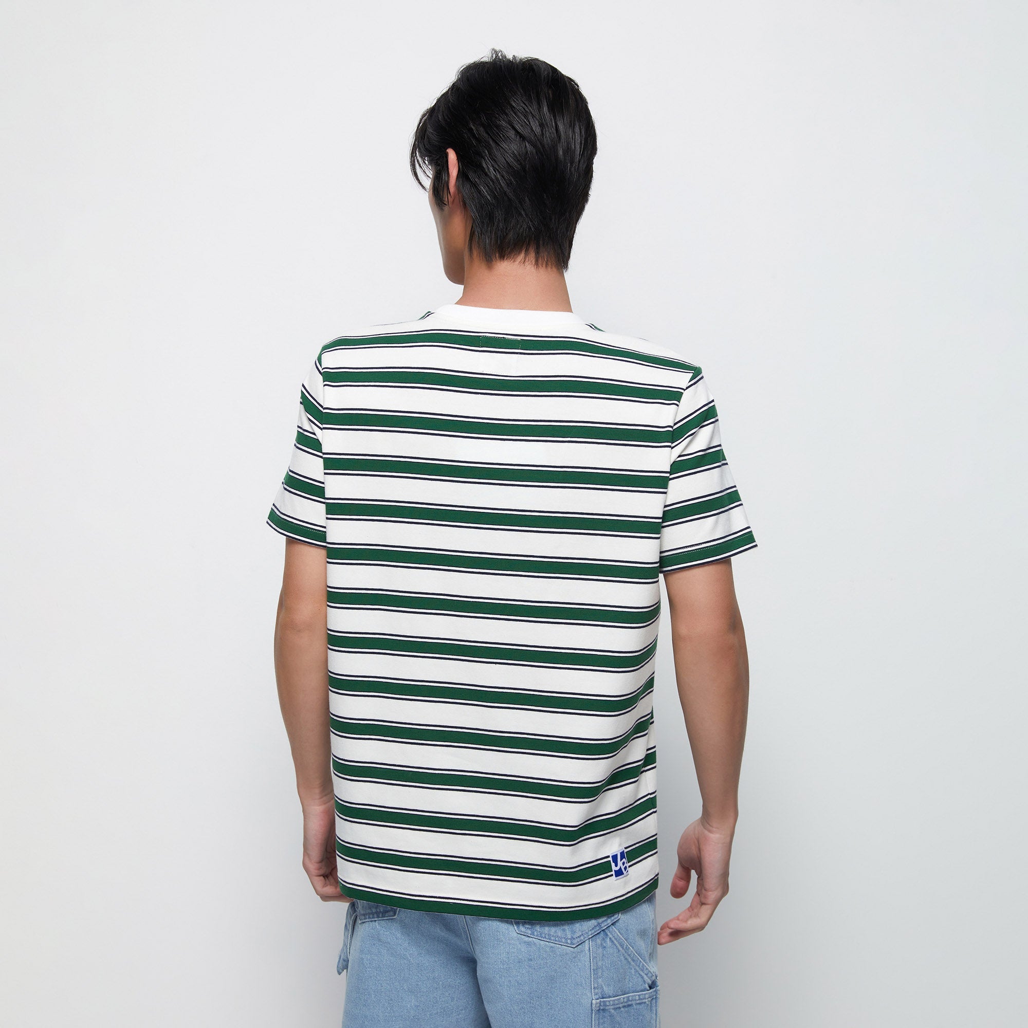 Wild Adventure Stripe Short Sleeve T-Shirt - Jelly Bunny TH