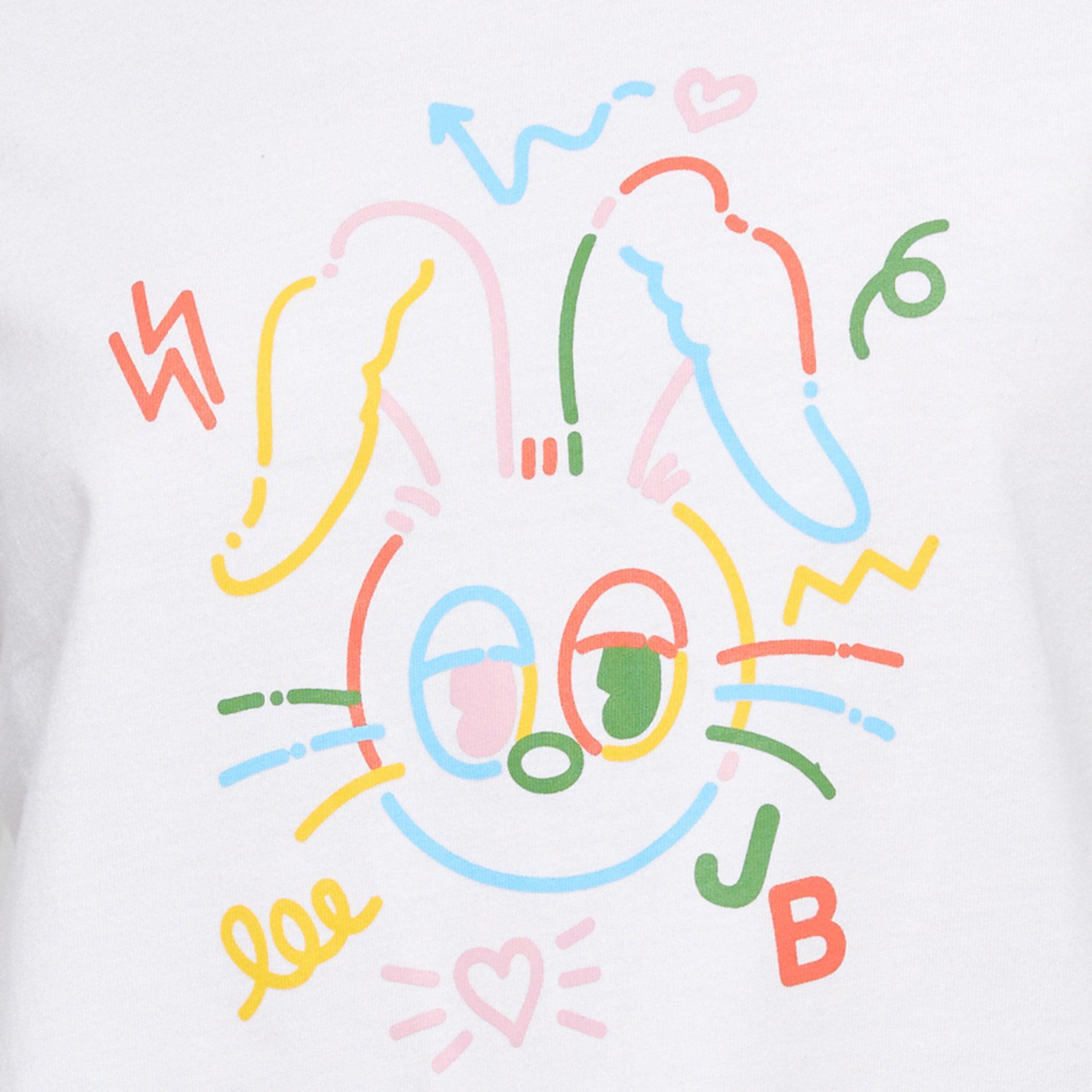 เสื้อยืดแขนสั้น Kissing Cyber White - Jelly Bunny TH