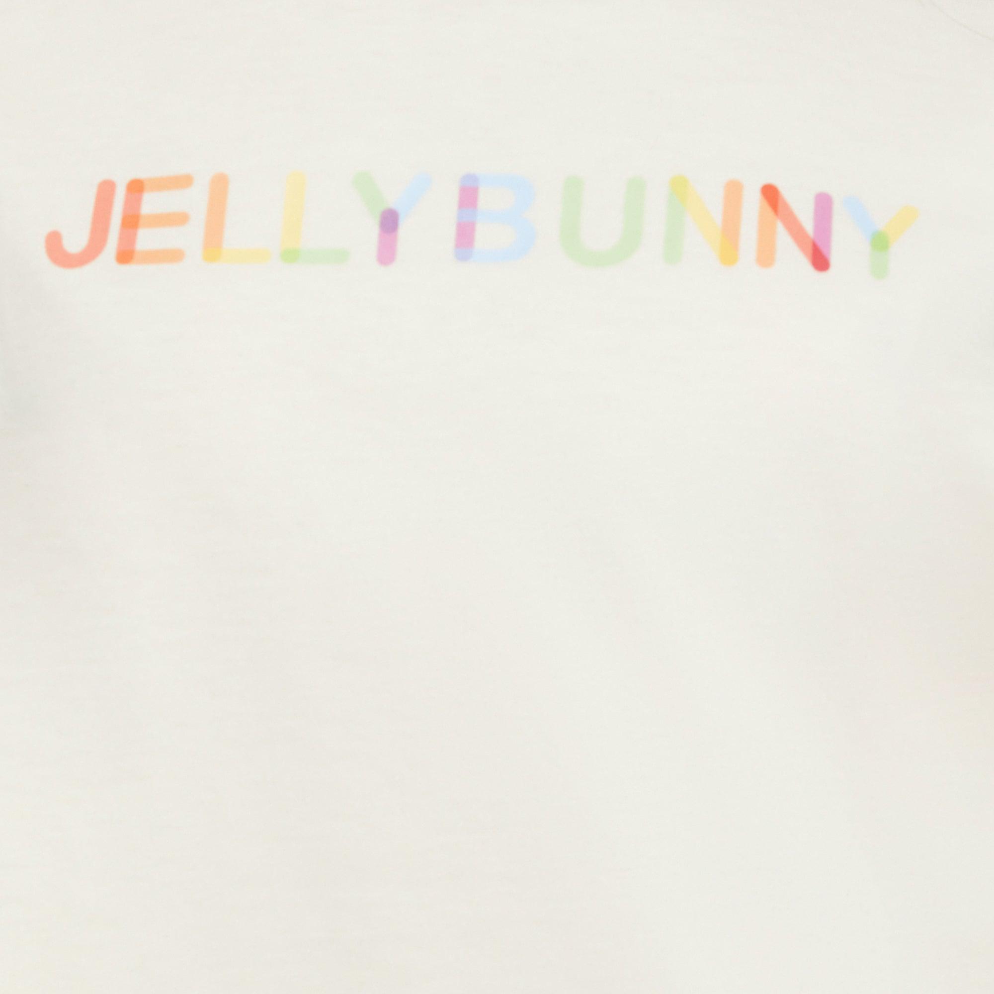 เสื้อยืดแขนสั้นพิมพ์ลาย Shade Of Heart Cream - Jelly Bunny TH