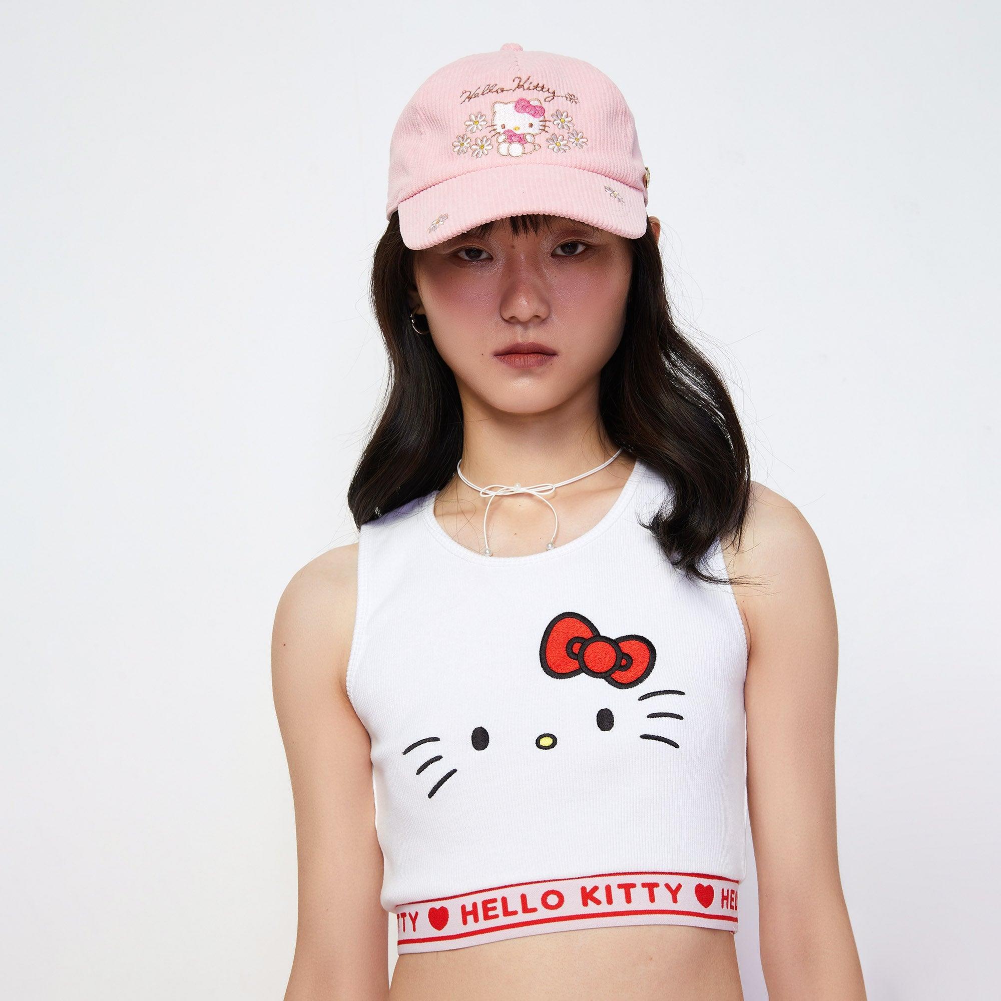 Kitty Kawaii Crop Top White - Jelly Bunny Thailand Official Online Store