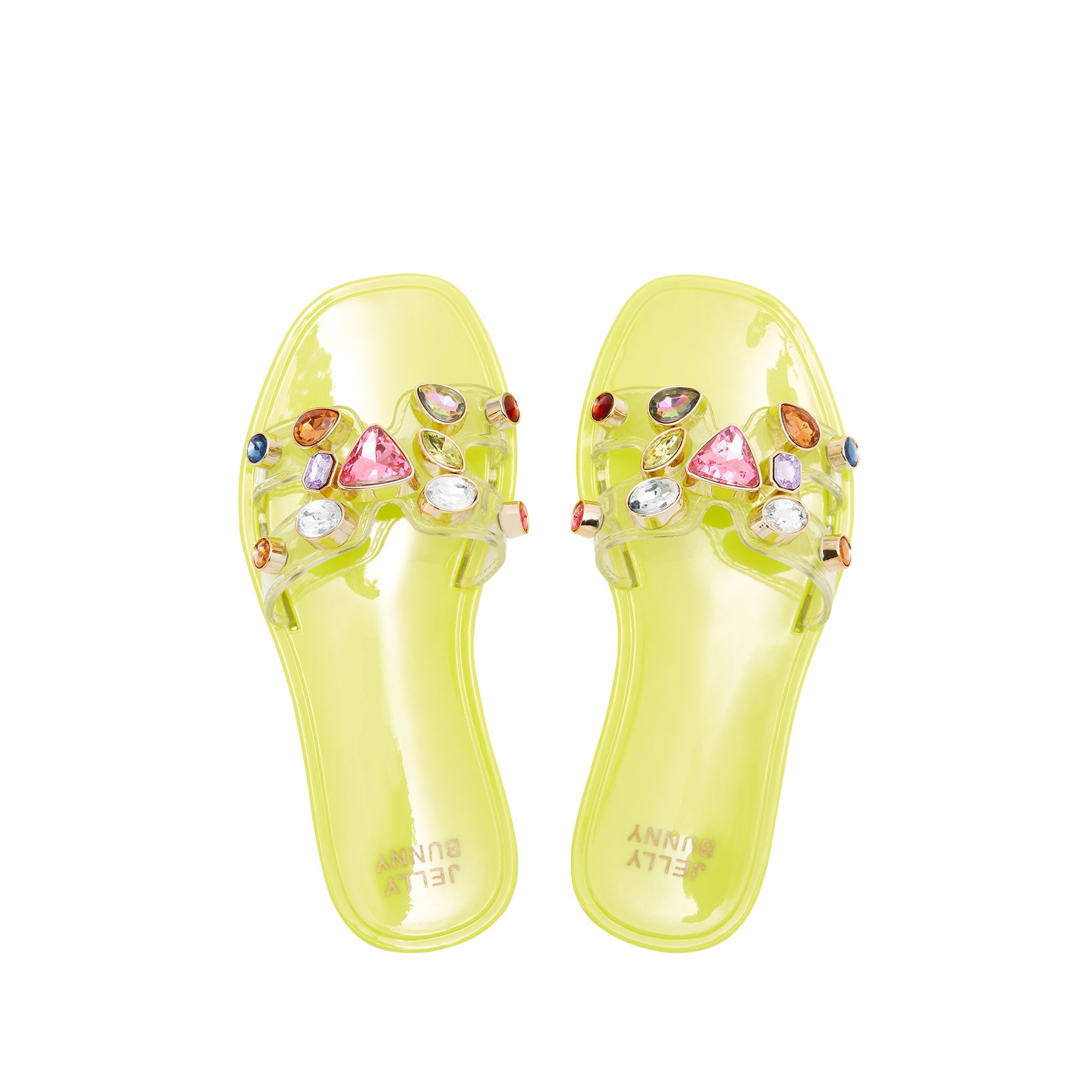 Mini Donna For Girls Flat Sandals Green