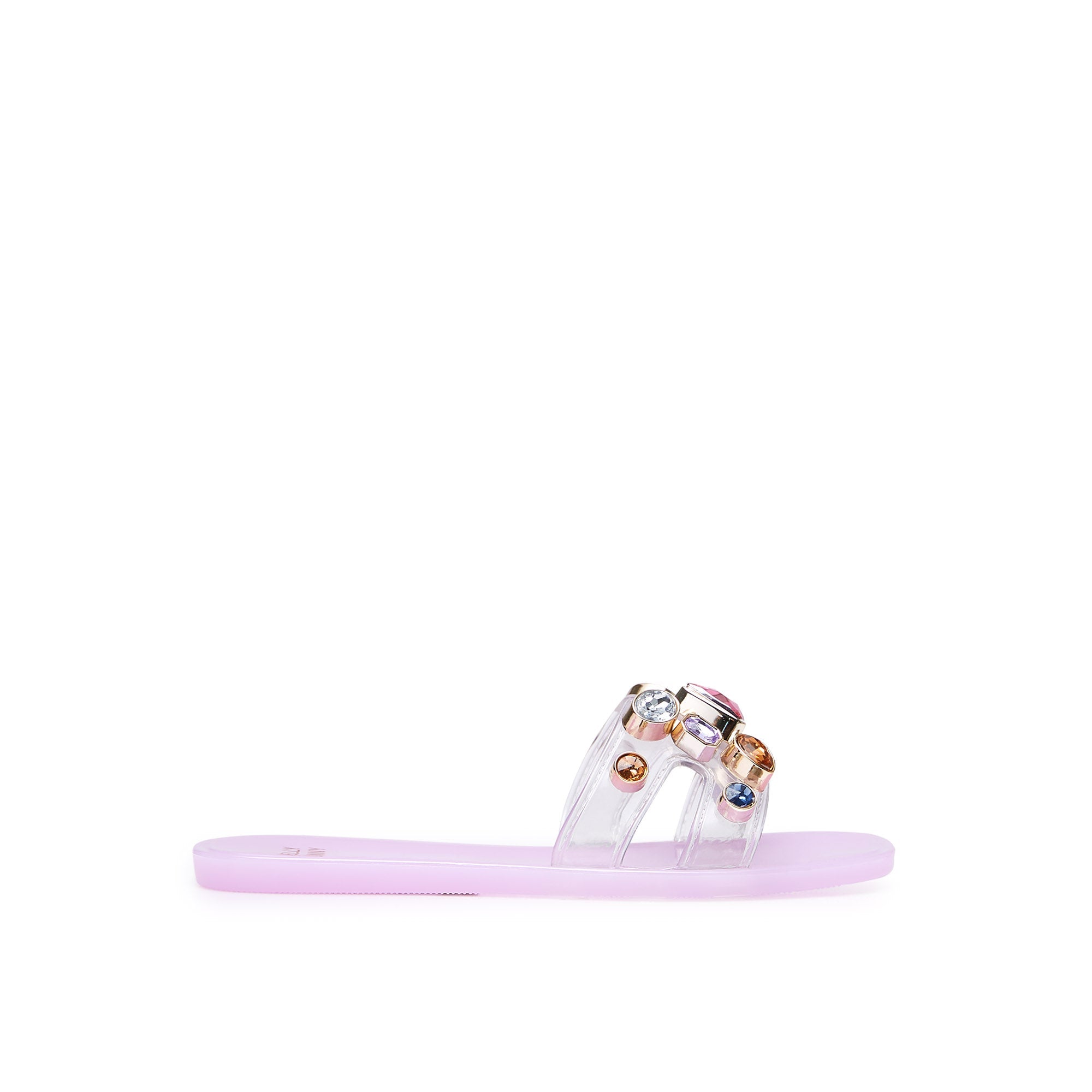 Mini Donna Flat Sandals Patent Purple - Jelly Bunny Thailand Official Online Store