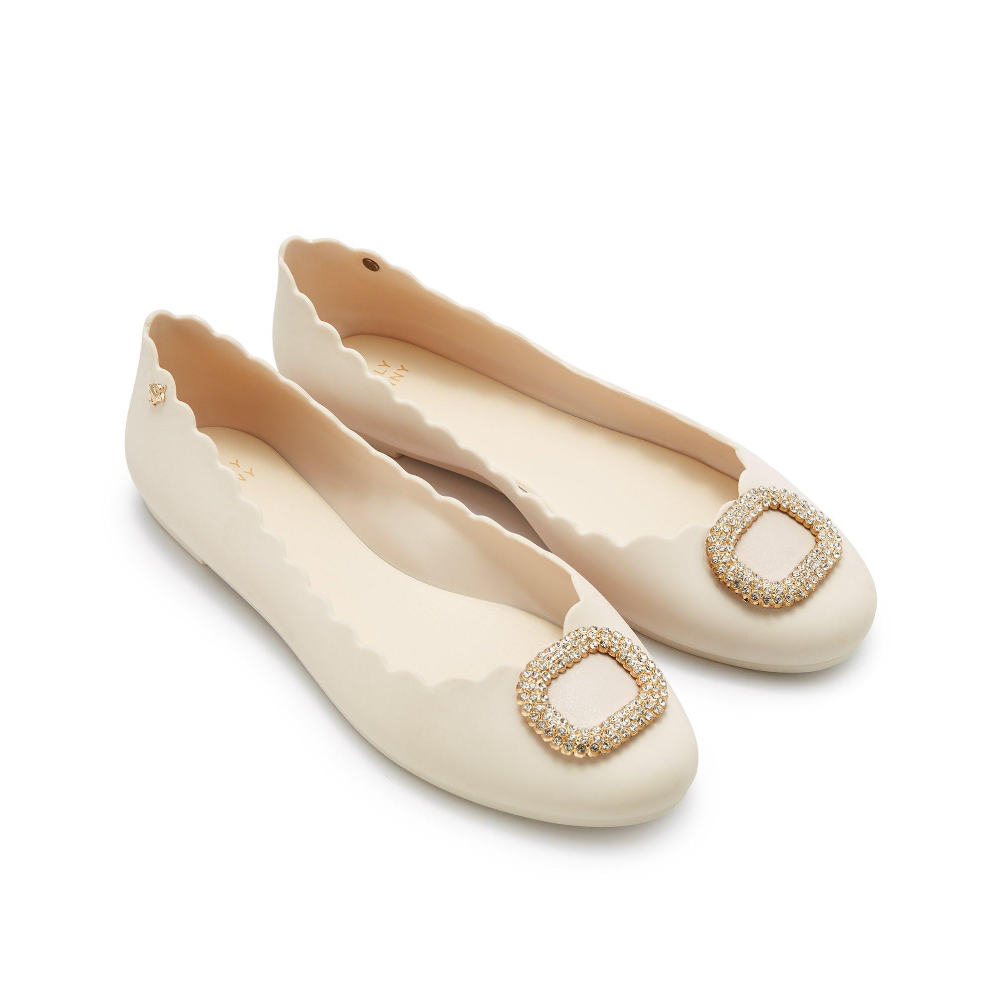 Sophie Matt Rikku Ballerina Shoes Off-White - Jelly Bunny Thailand Official Online Store