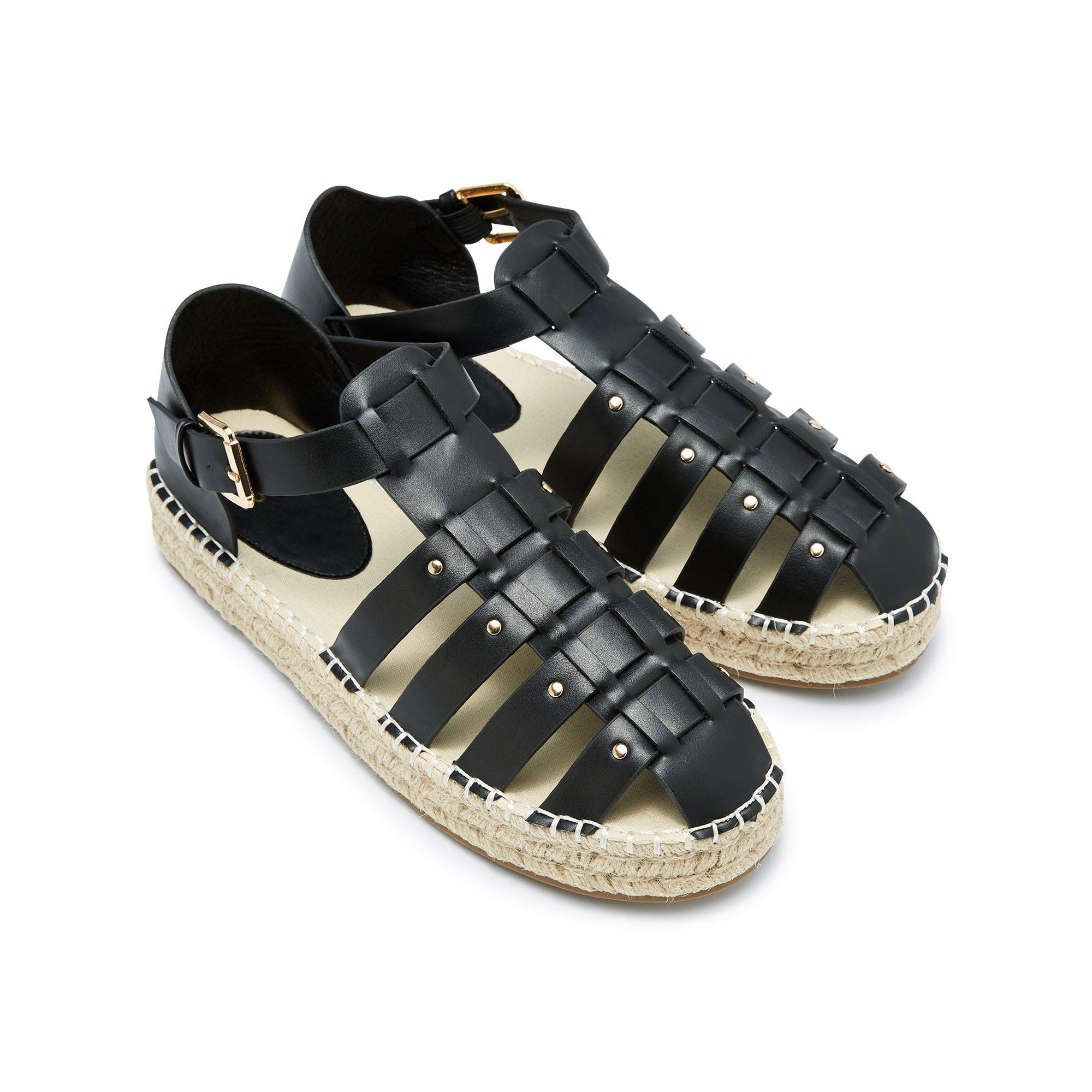 Eiko Espadrille Shoes Black - Jelly Bunny Thailand Official Online Store