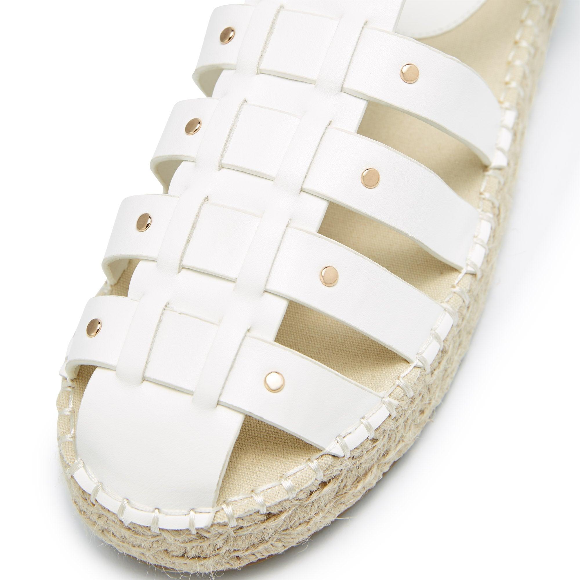 Eiko Espadrille Shoes White - Jelly Bunny Thailand Official Online Store