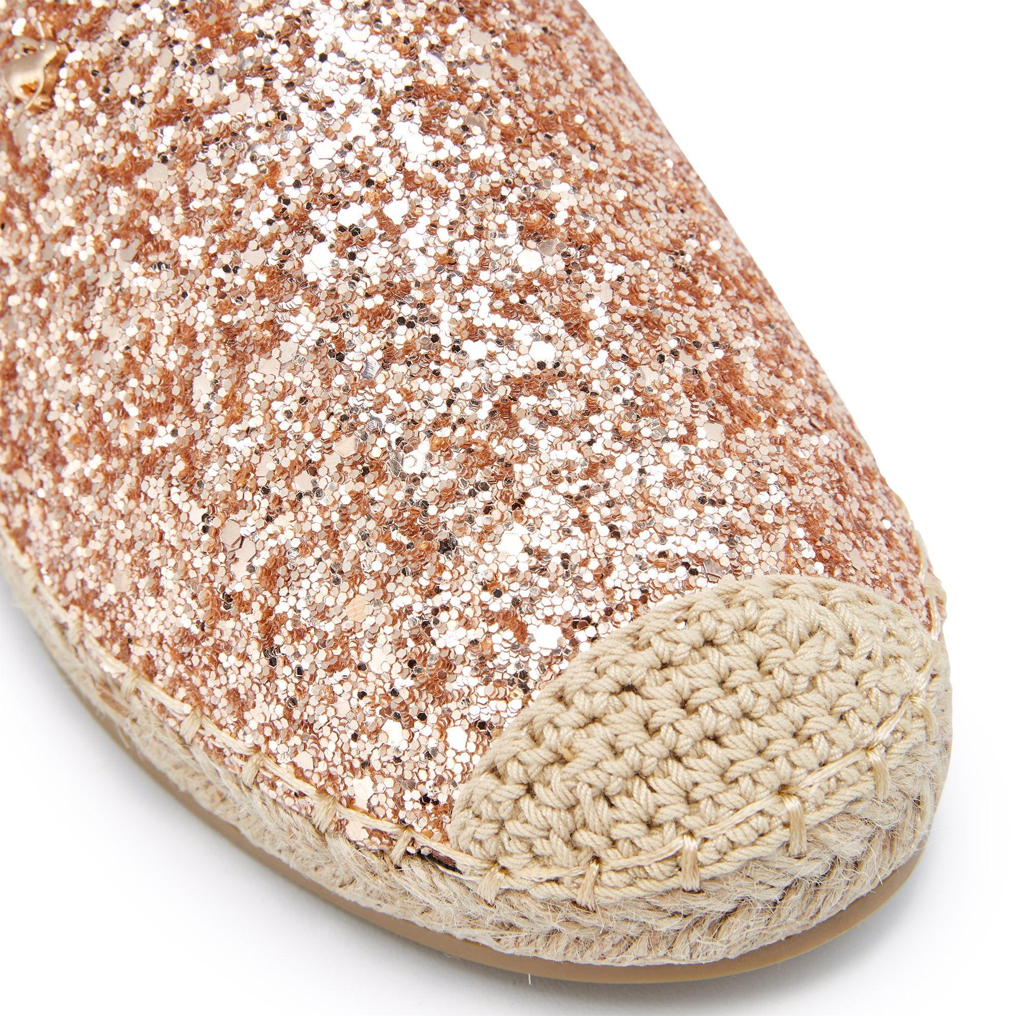 Quina Espadrille Rose Gold