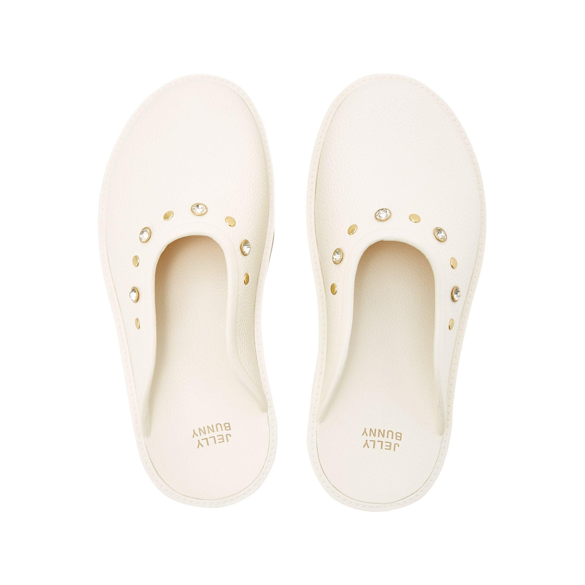 Clara Encrusted Flats Sandals - Jelly Bunny TH