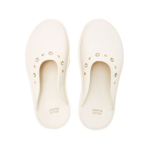 Clara Encrusted Flats Sandals - Jelly Bunny TH