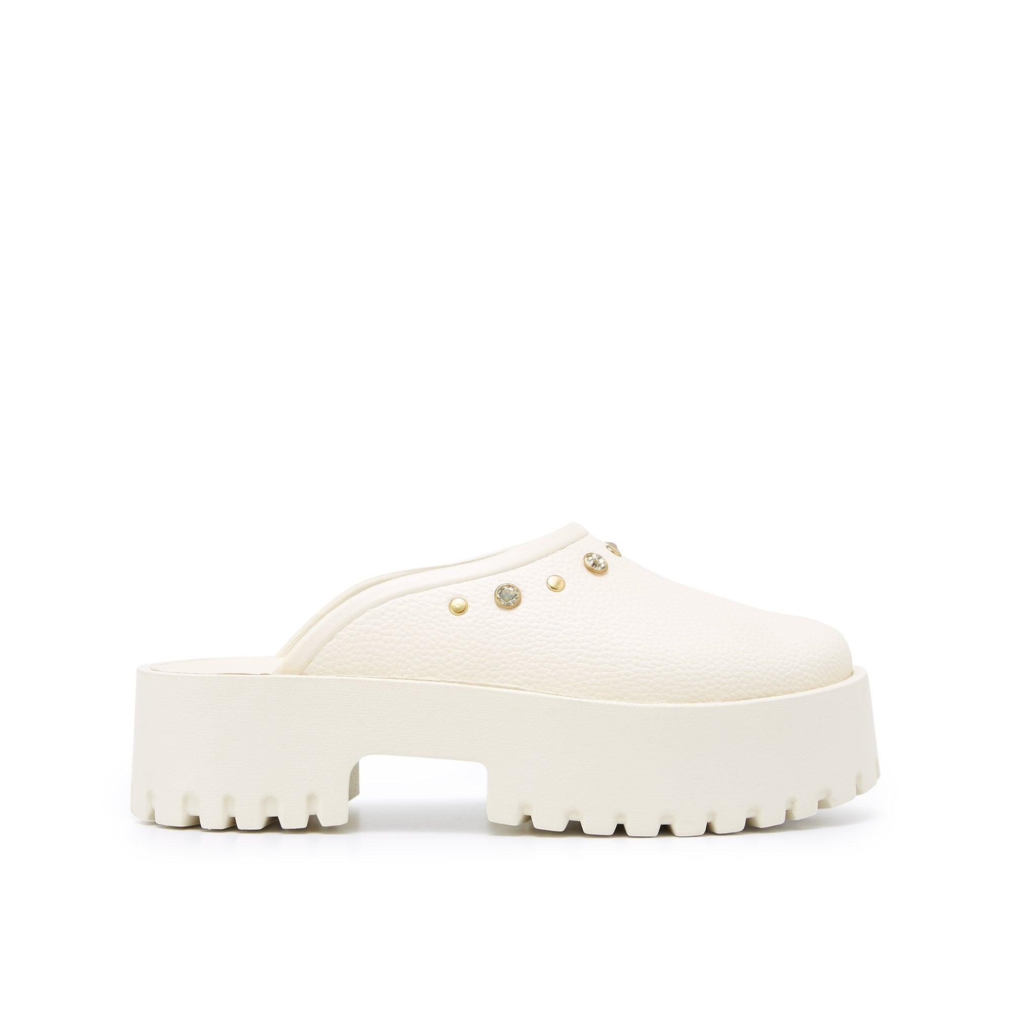 Clara Encrusted Flats Sandals - Jelly Bunny TH