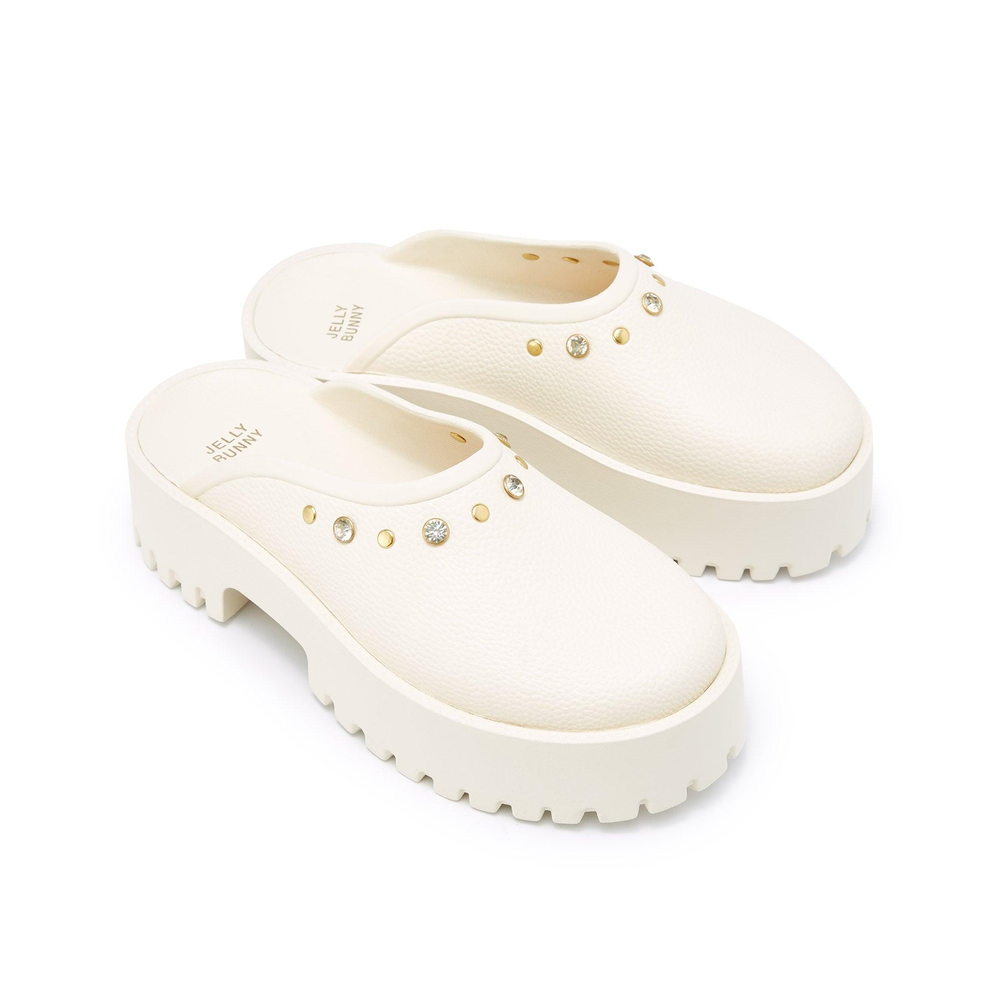 Clara Encrusted Flats Sandals - Jelly Bunny TH