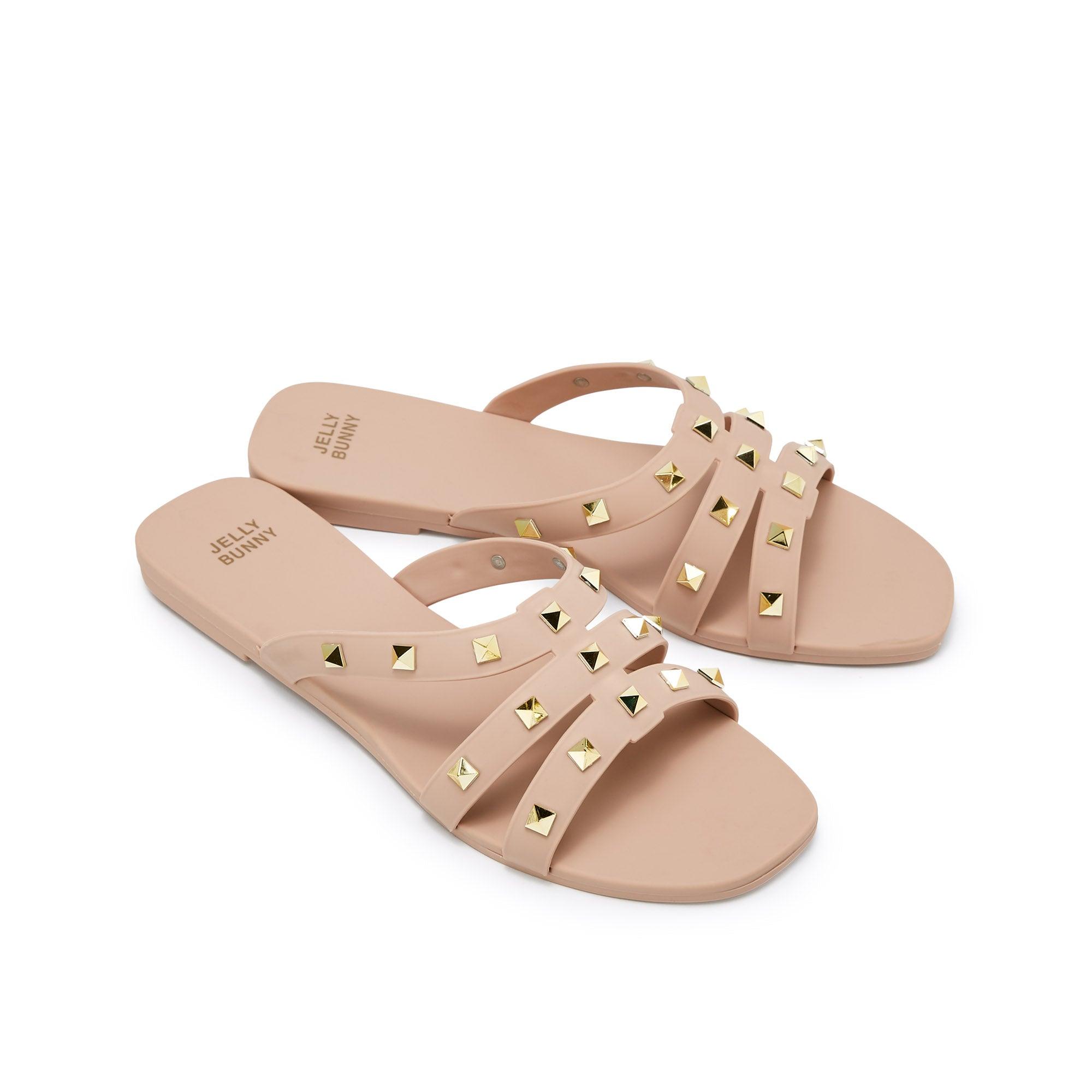 Sayu Encrusted Flats Sandals - Jelly Bunny TH