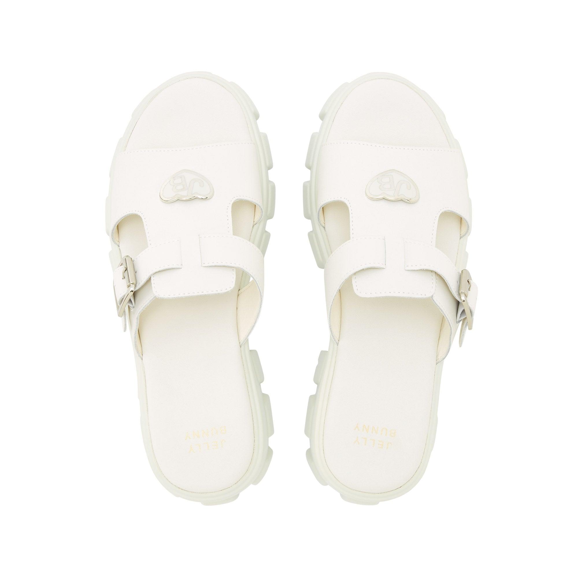 Selphie Mule Sandal White - Jelly Bunny Thailand Official Online Store