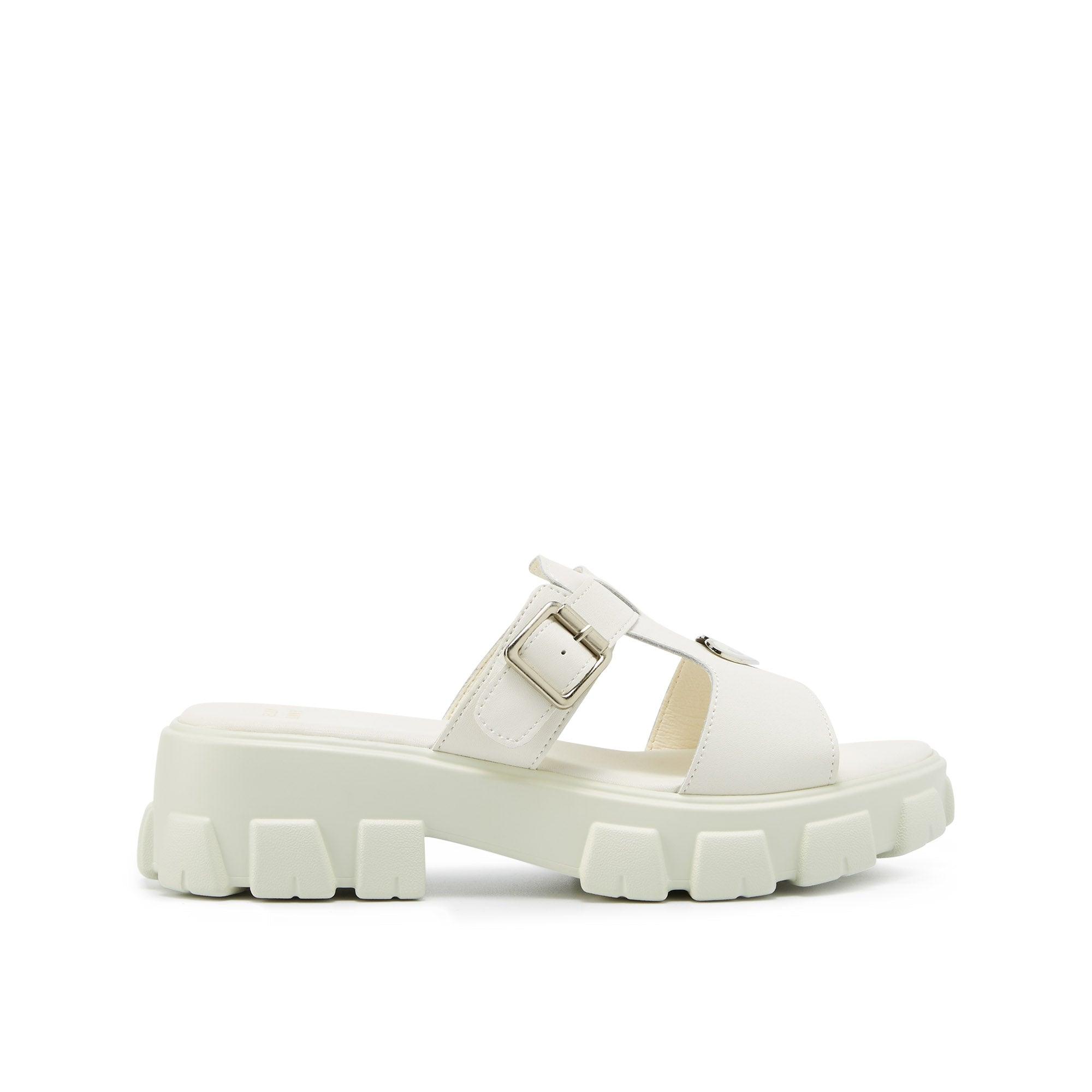 Selphie Mule Sandal White - Jelly Bunny Thailand Official Online Store