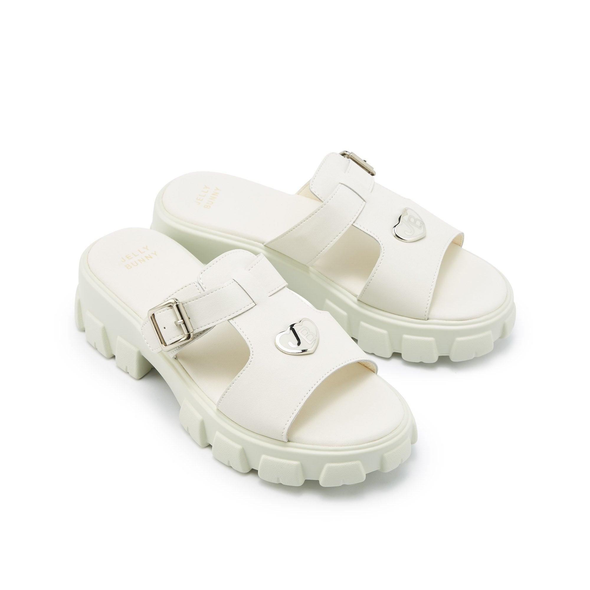 Selphie Mule Sandal White - Jelly Bunny Thailand Official Online Store