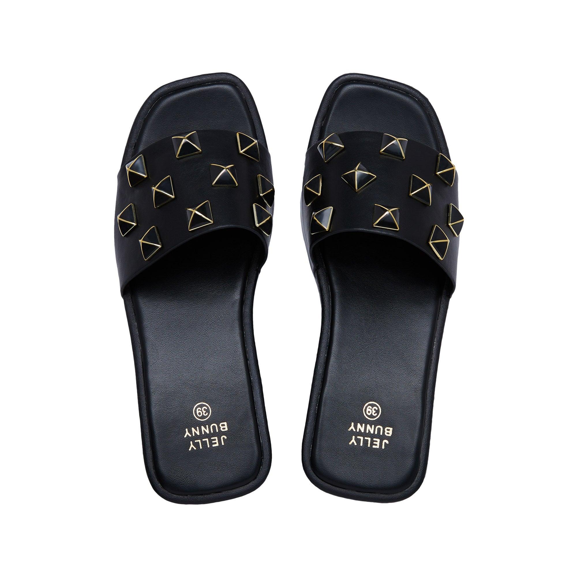 Irvine Slip-On Sandals Black - Jelly Bunny Thailand Official Online Store