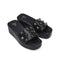 Irvine Slip-On Sandals Black