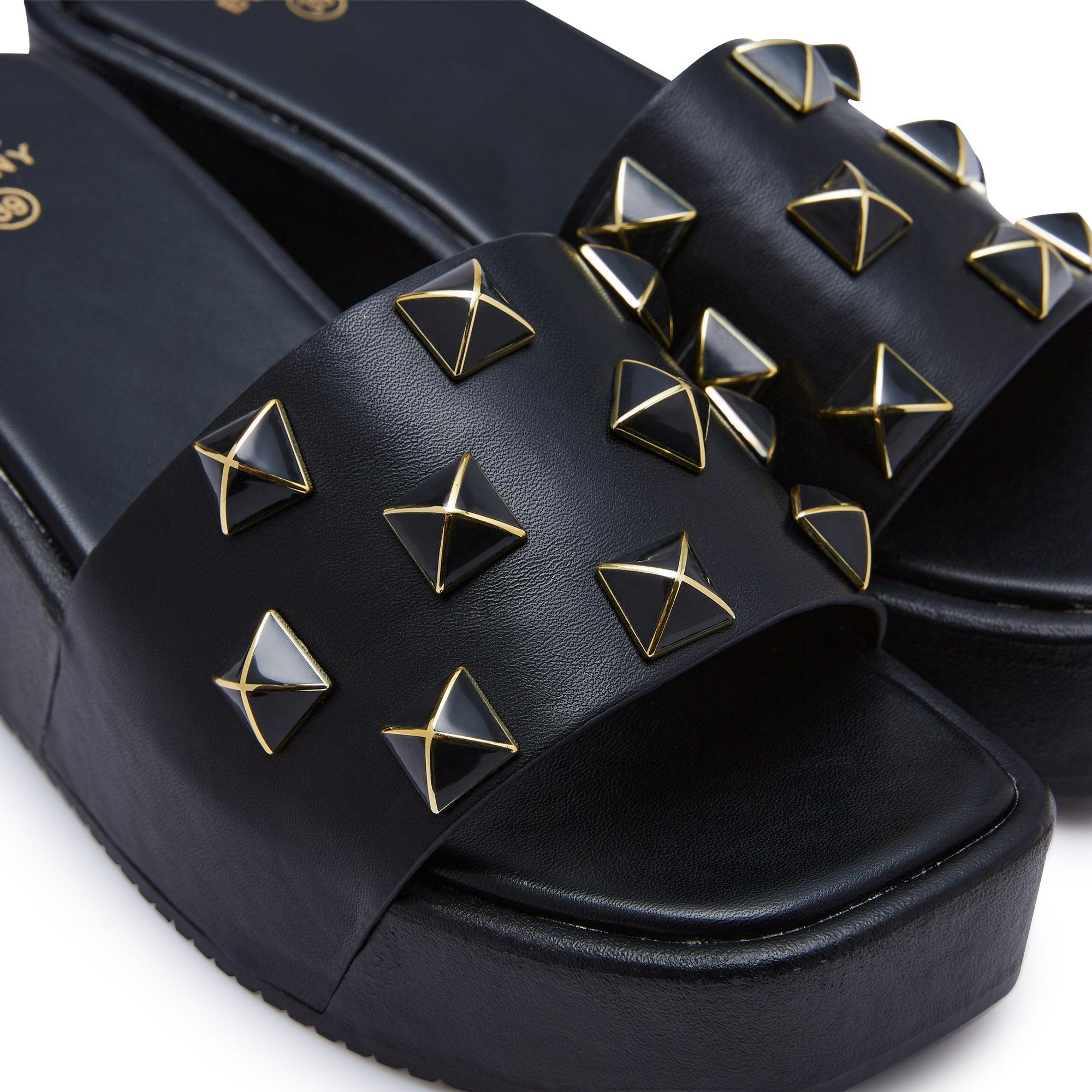 Irvine Slip-On Sandals Black - Jelly Bunny Thailand Official Online Store