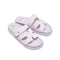 Sena Plain Flats Sandals Purple