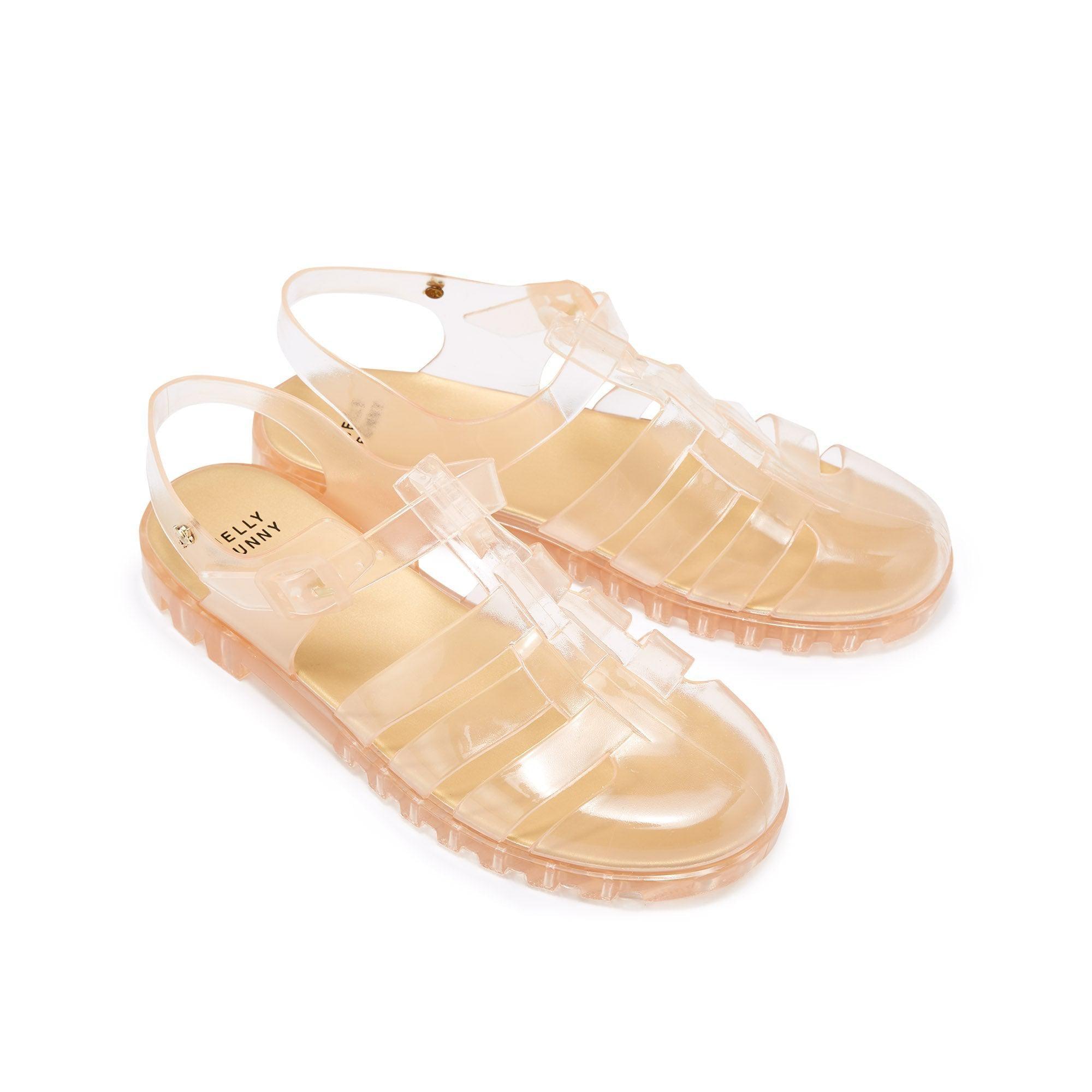 Nasia Plain Flats Sandals - Jelly Bunny TH