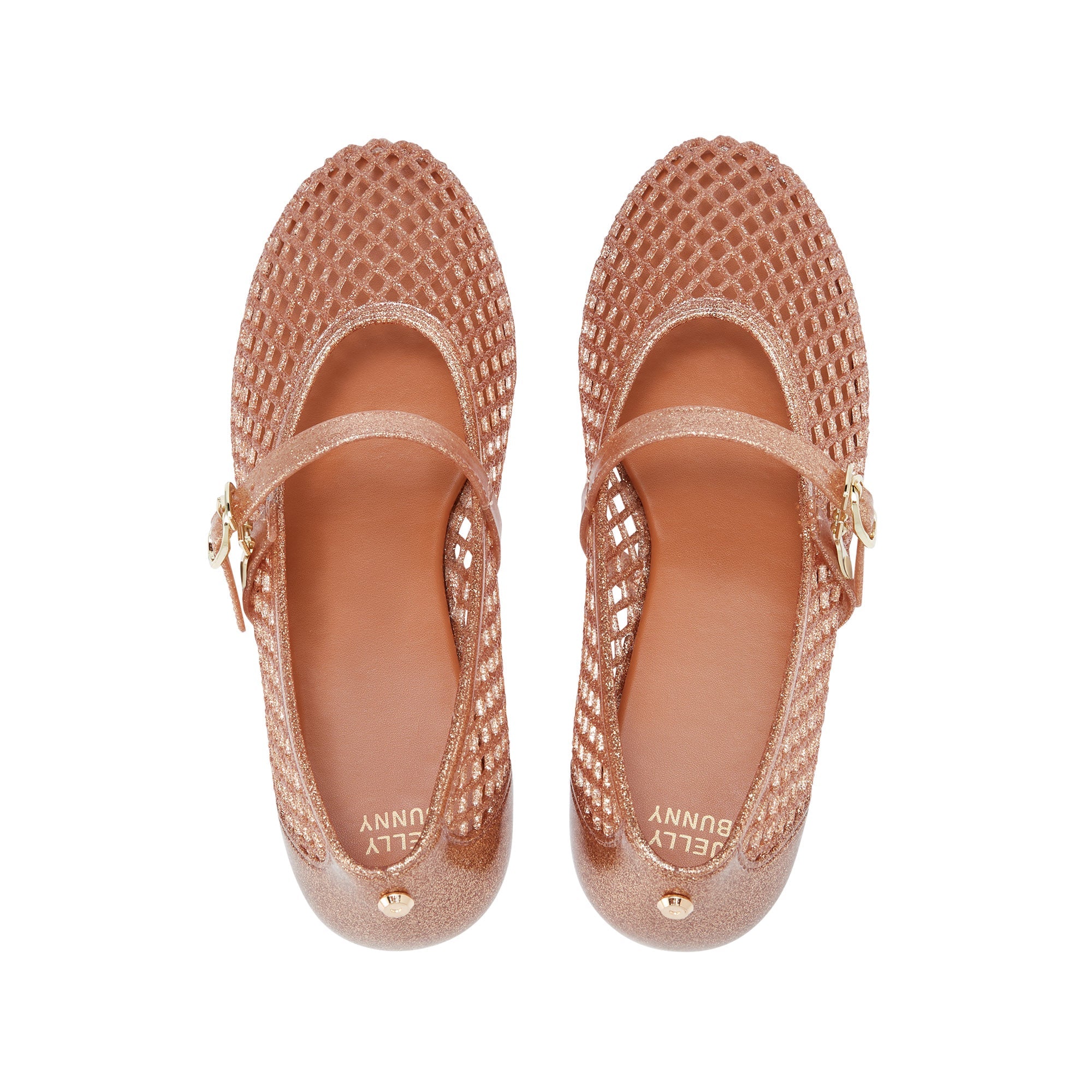 Pascal Flat Mary Janes Rose Gold