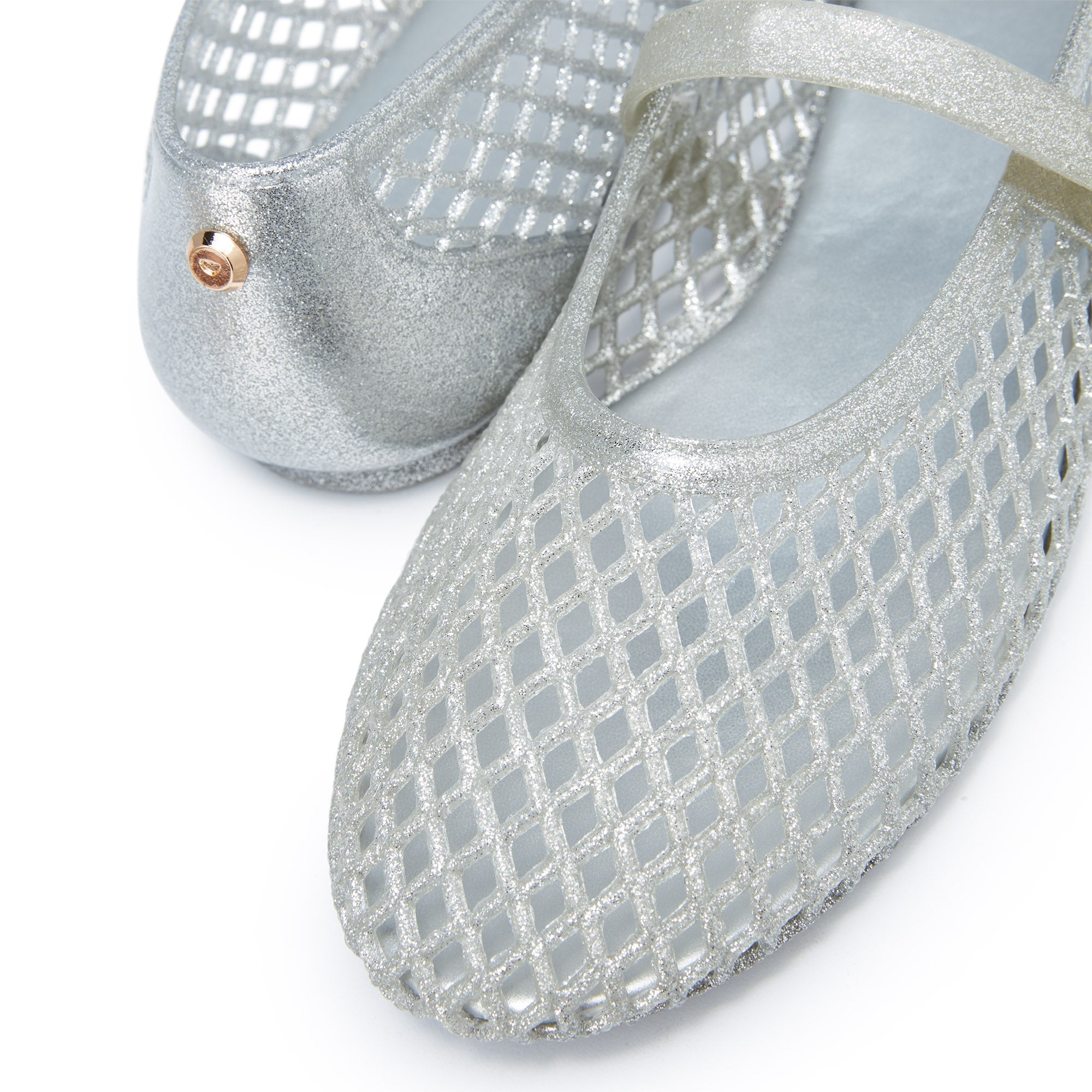 Pascal Flat Mary Janes Silver